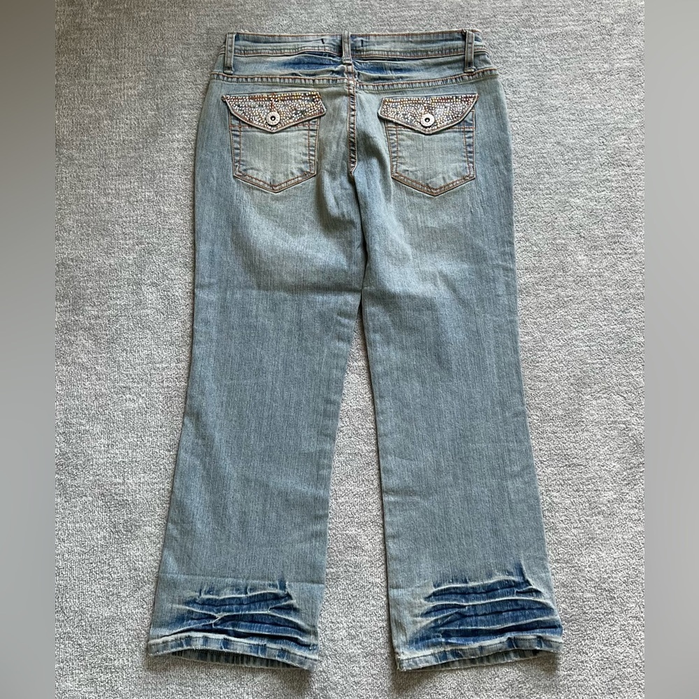 Vanilla Star NWT Capri Length Embellished Jeans Sz. 7